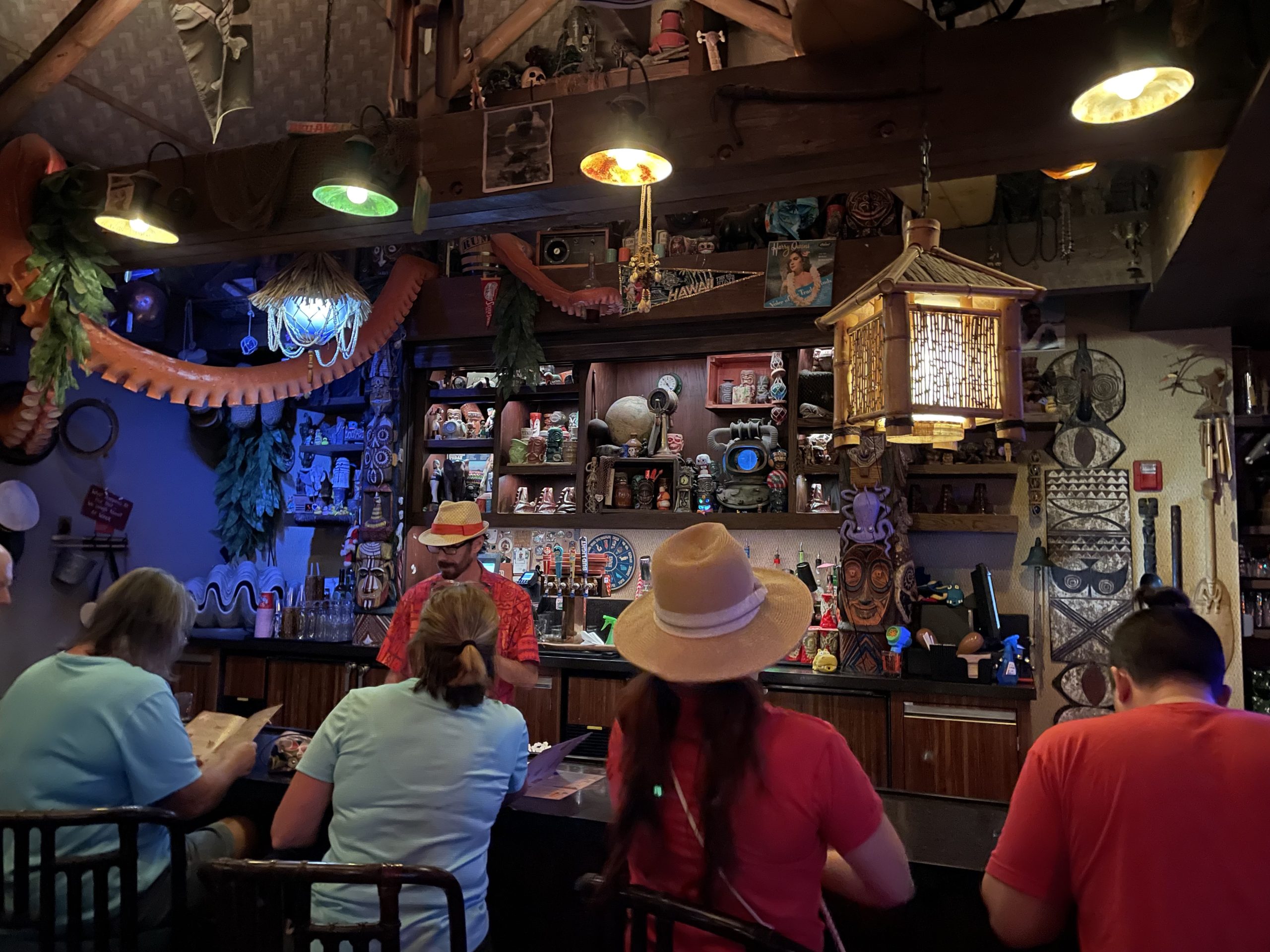 Polynesian Village Resort, interior of Trader Sam's Grog Grotto