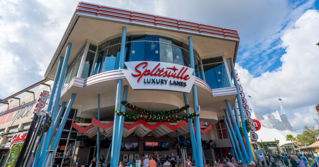 best kid-friendly restaurants at disney springs, splitsville luxury lanes