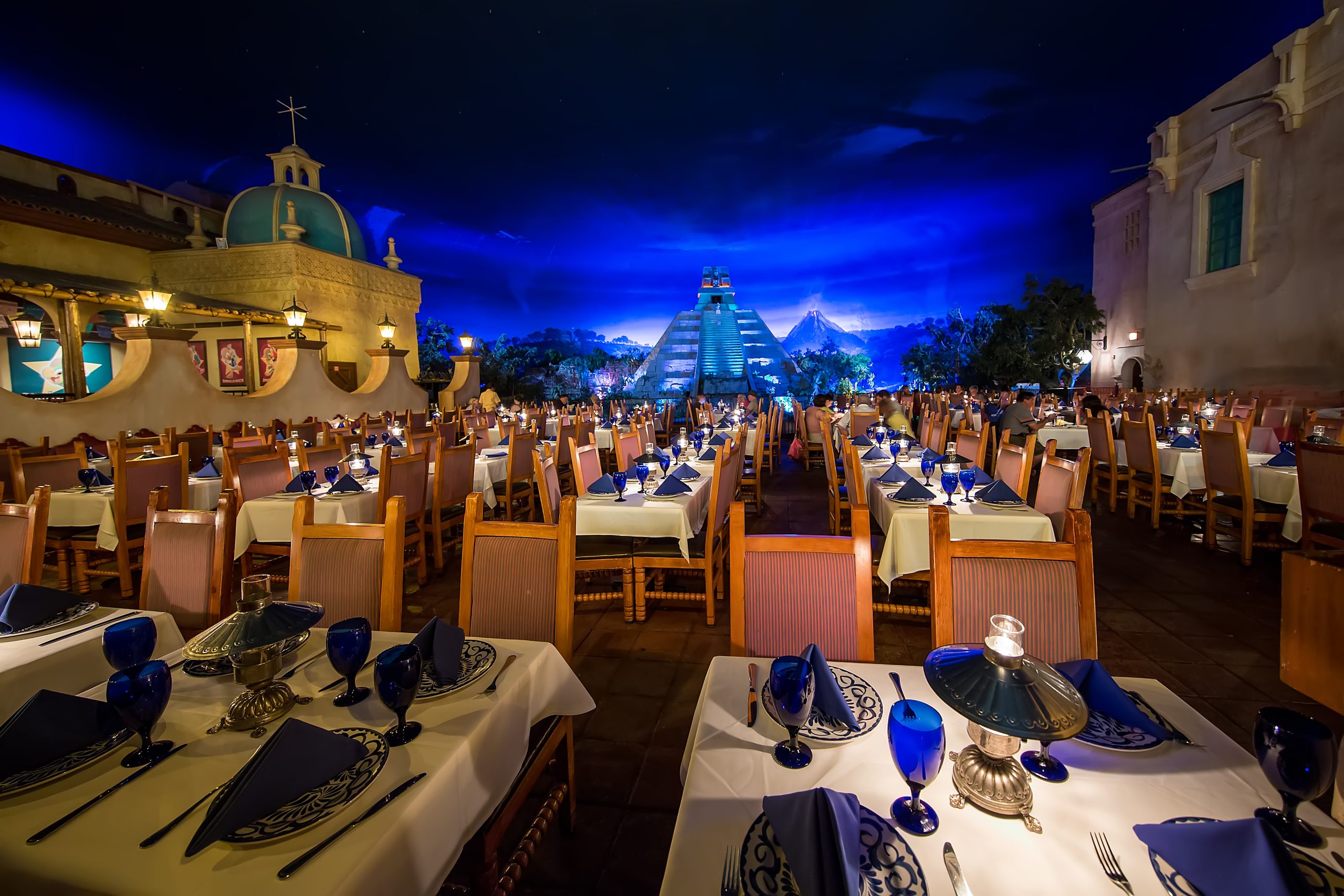 La Hacienda de San Angel restaurant at EPCOT, interior