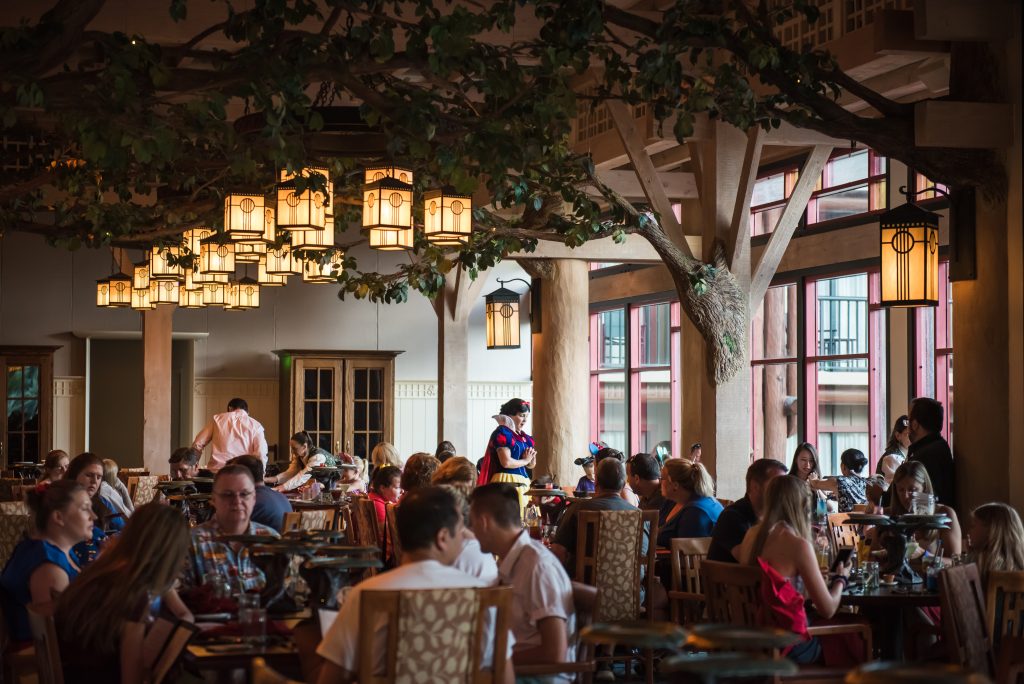Story Book Dining at Artist Point in Disney's Wilderness Lodge