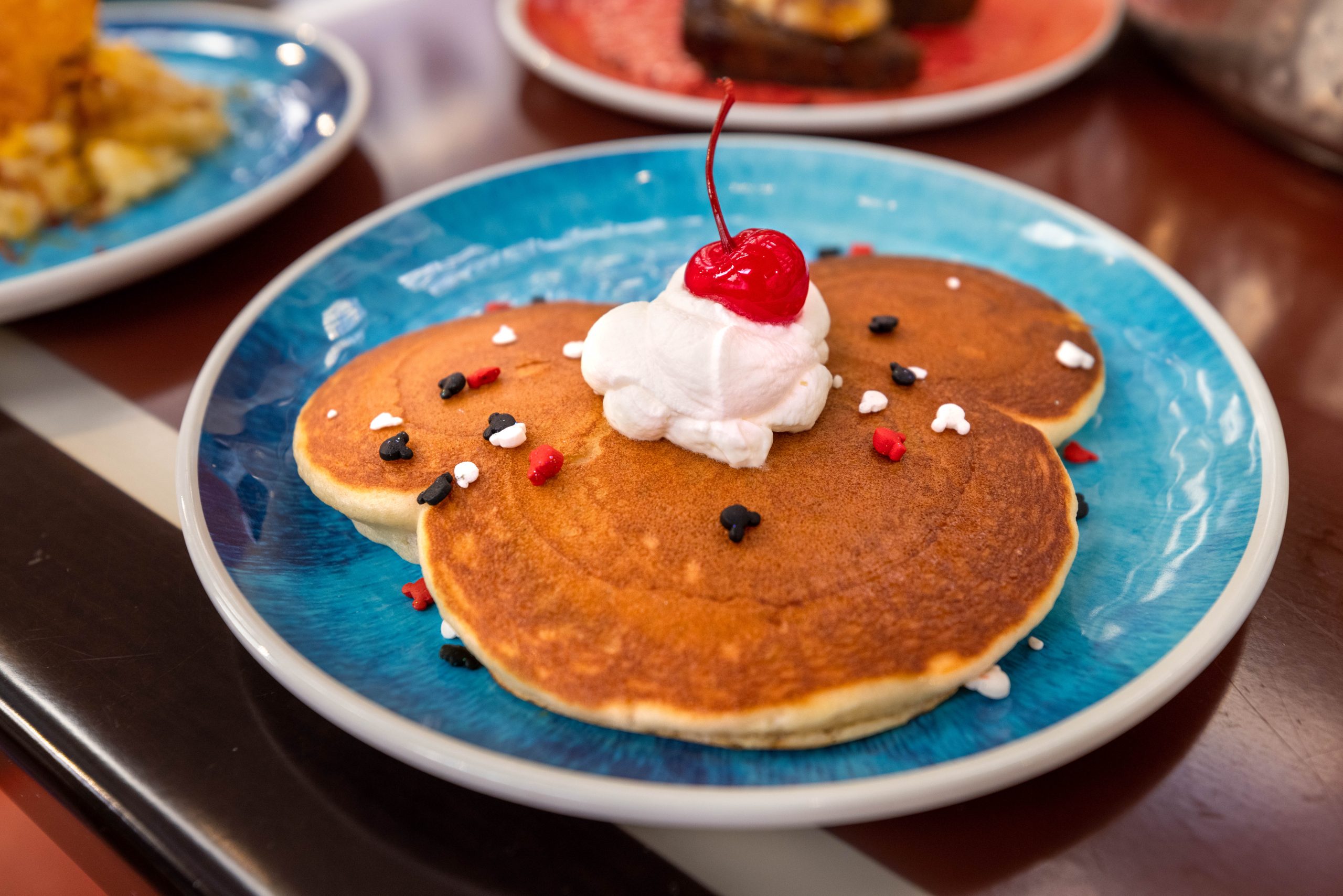 Mickey-shaped Pancake at Chef Mickey's
