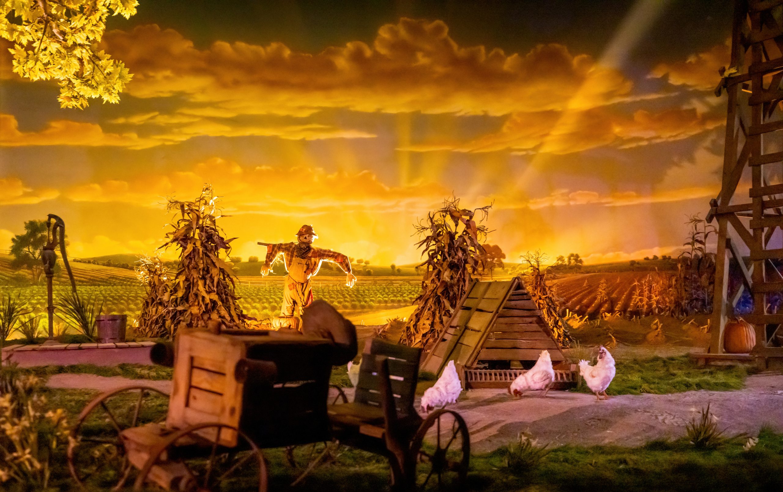 Living with the Land interior scenes