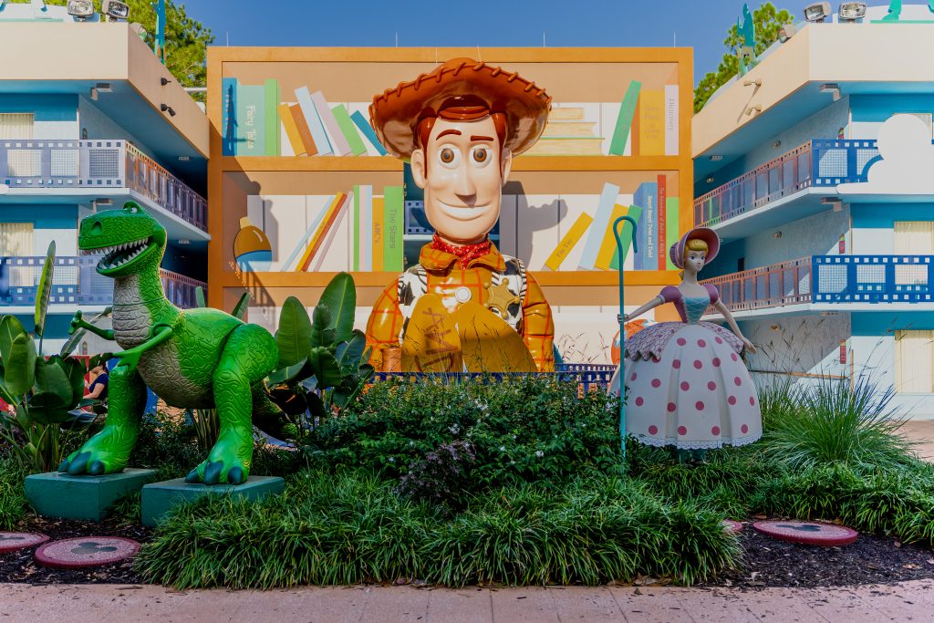disney world hotels with toddlers, All-Star Movies Resort at Disney World, Toy Story section