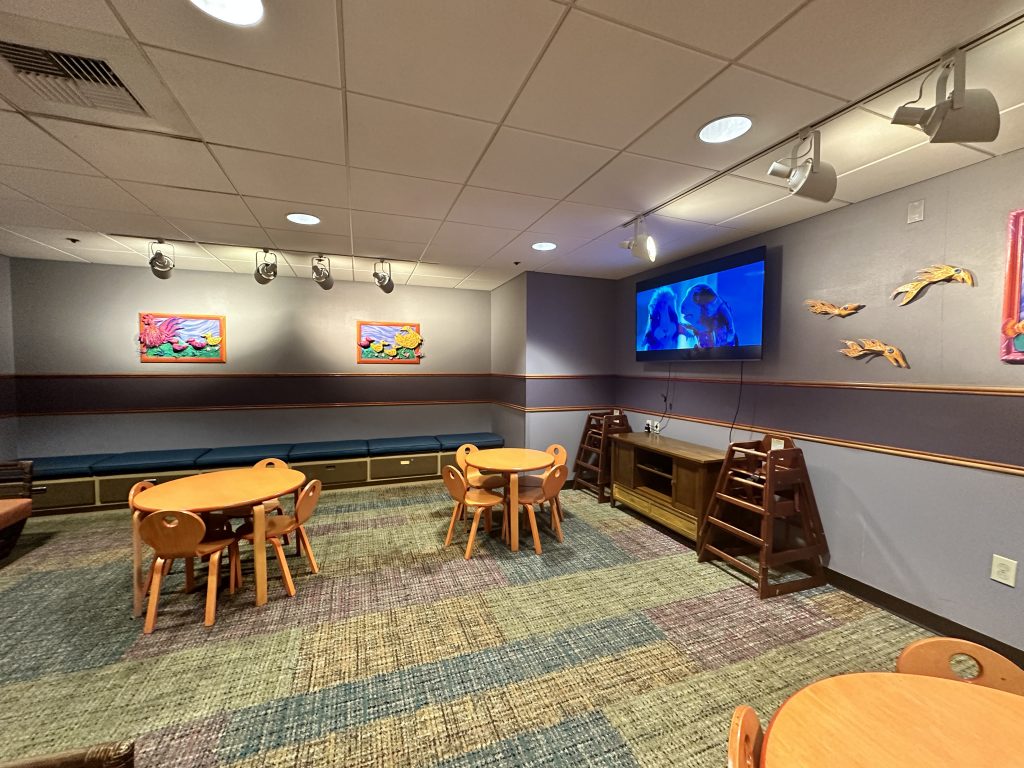 Television Relaxation Area Baby Care Center Animal Kingdom 