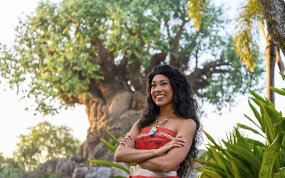 Meet Moana at Character Landing