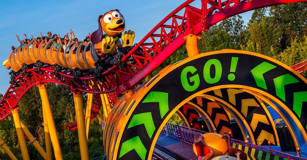 disney world with young kids, slinky dog dash