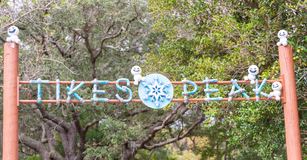 Tike's Peak at Blizzard Beach entrance sign