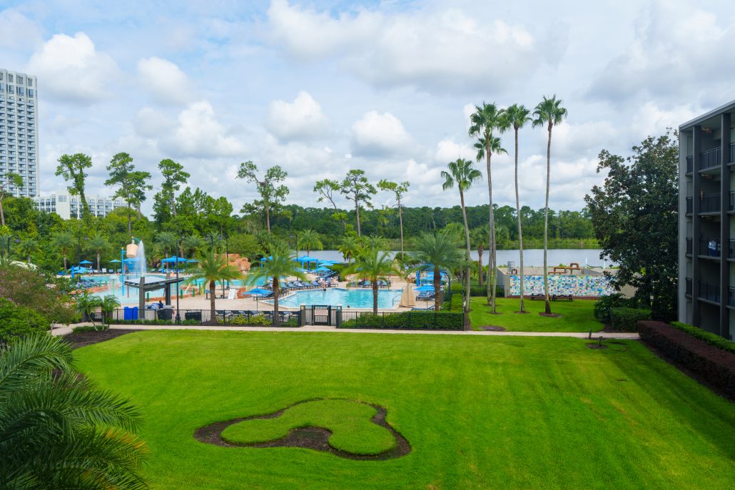 View from guest room at the Wyndham Garden LBV