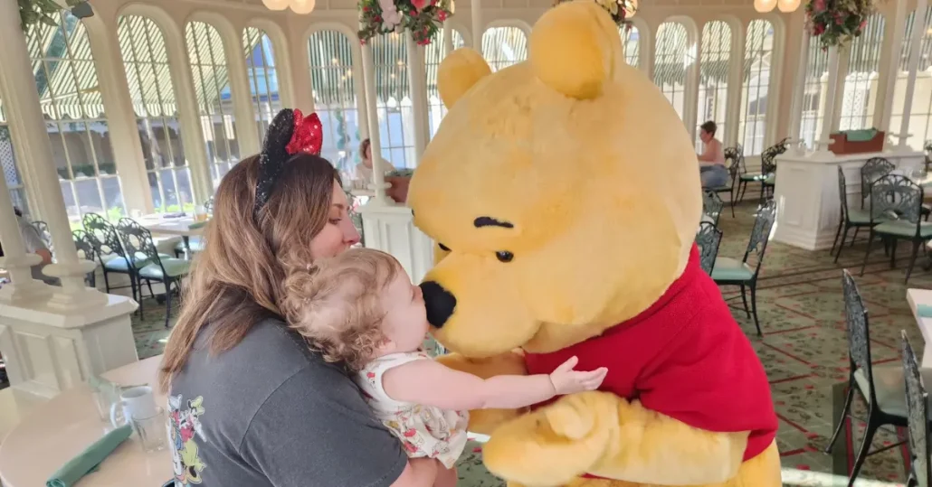 winnie the pooh, character dining at disney world, the crystal palace