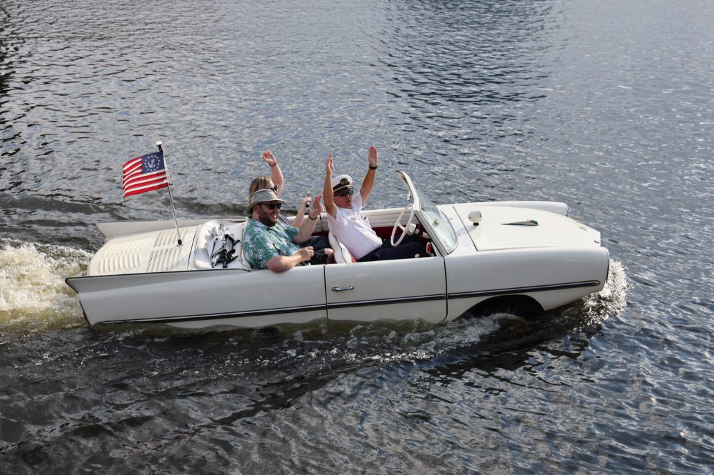 disney springs tweens, amphicar at disney springs