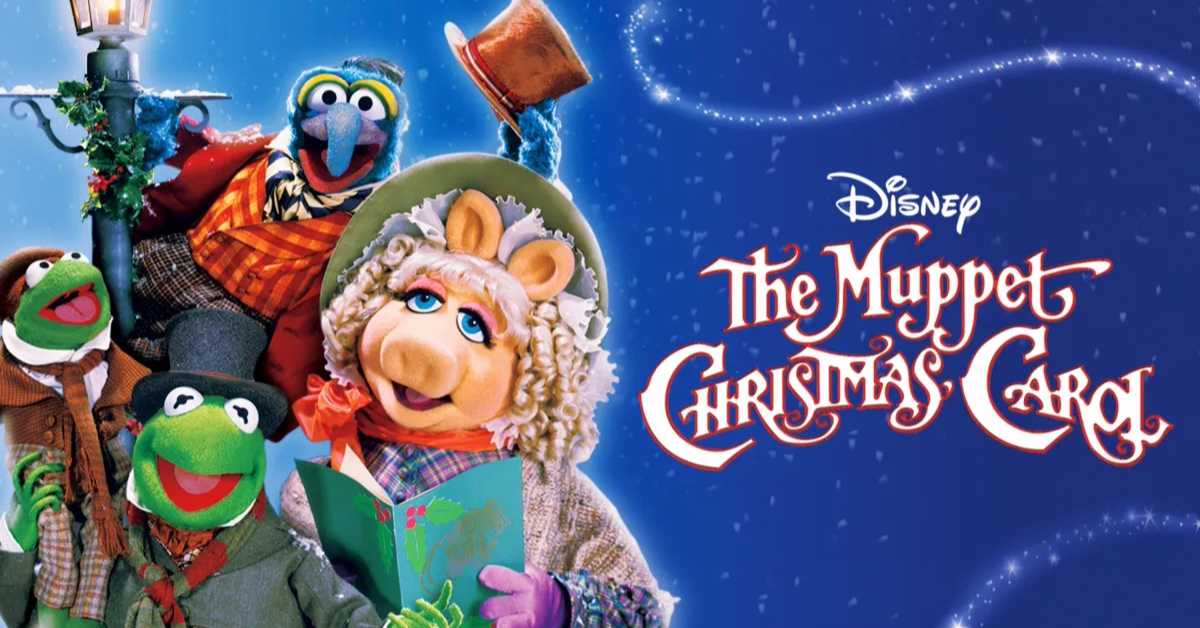 disney christmas movies, a muppet christmas carol logo