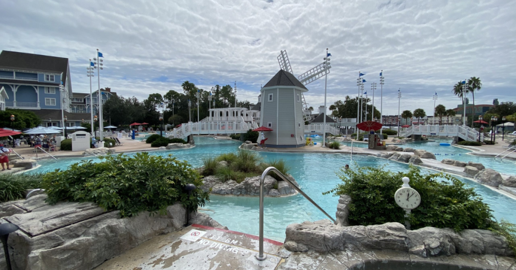 best disney world hotels for transportation, best walt disney world resort pools, stormalong bay at disney's yacht and beach club resort