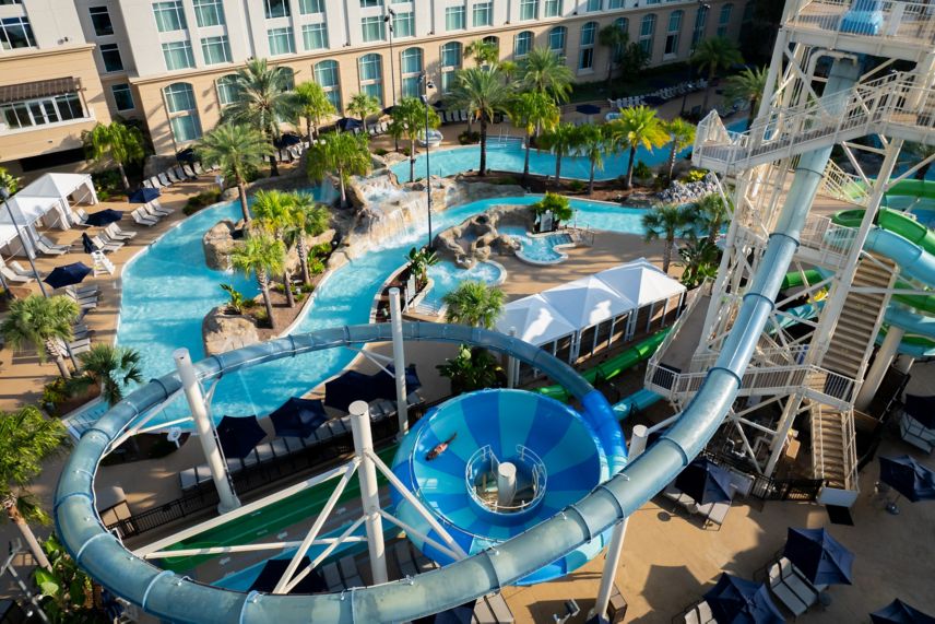 best hotel pools in orlando, pool at Gaylord Palms Resort and Convention Center