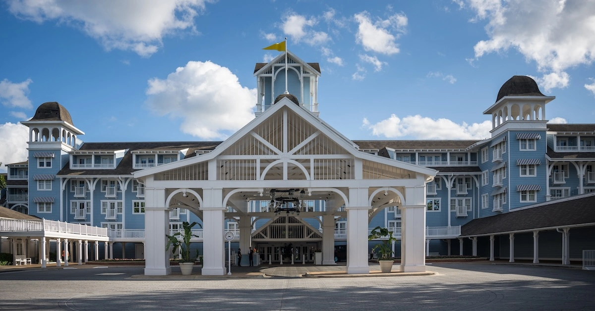 Disney's Beach Club Resort, exterior of main lobby