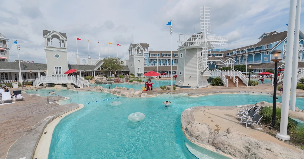 Disney World spring break, pool at Disney's Yacht Club