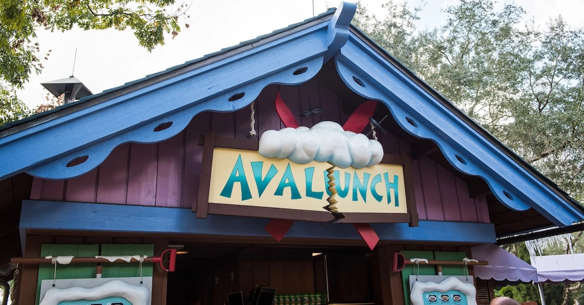 Avalunch sign at Disney's Blizzard Beach