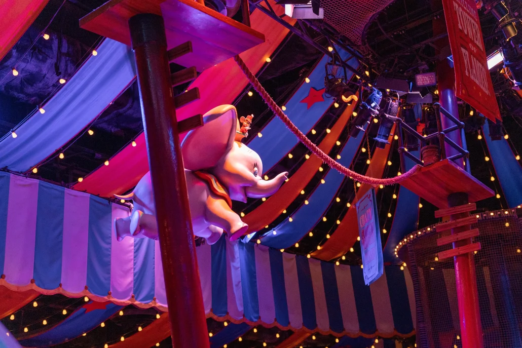 disney world playgrounds, dumbo storybook circus playground