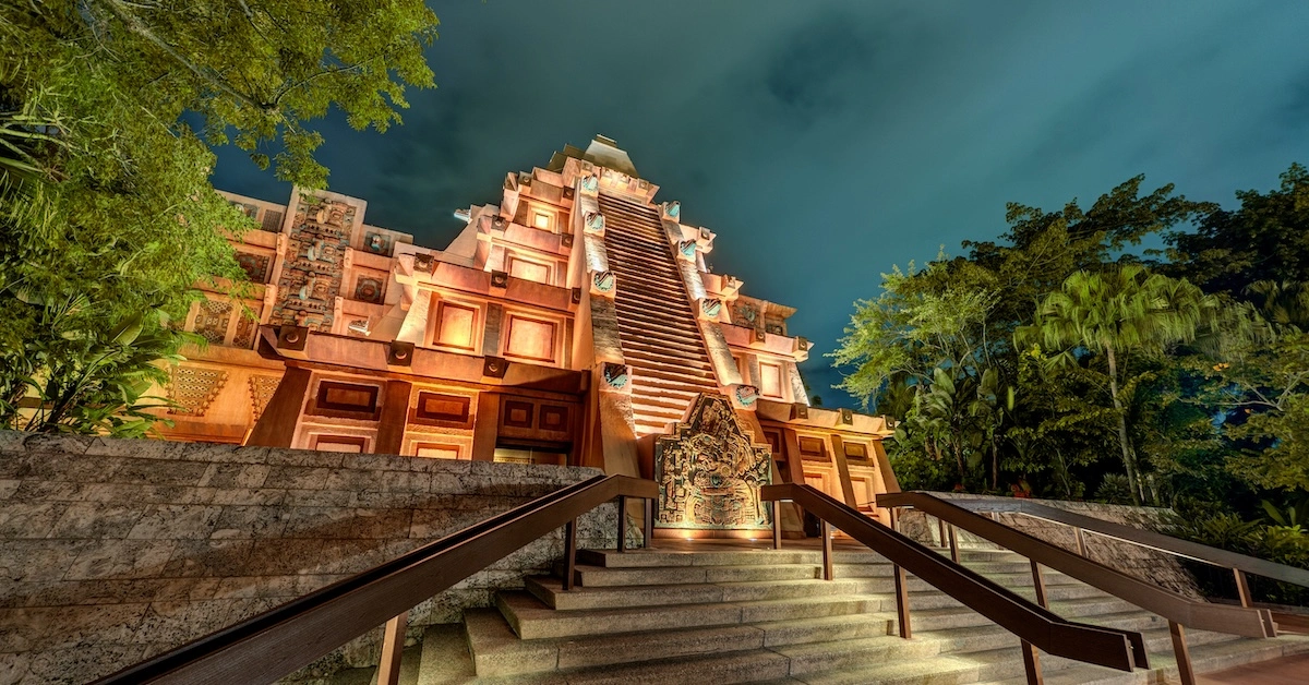 MBILLICK-40 (FI) Mexico Pavilion at EPCOT at night