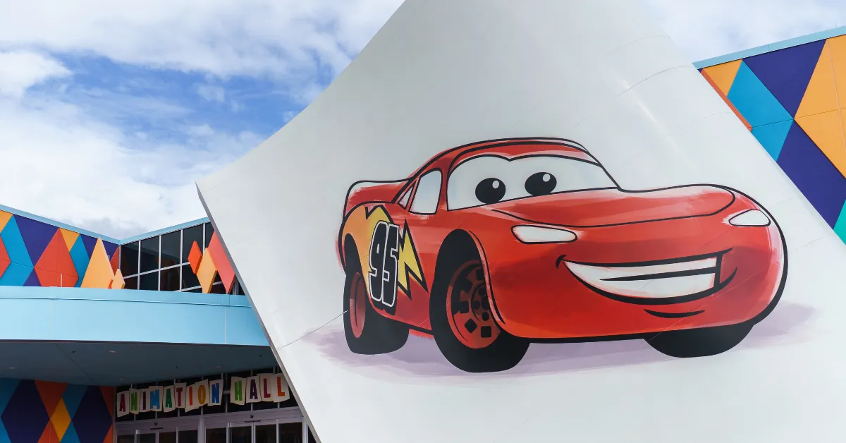 disney world with young kids, art of animation lightning mcqueen animation