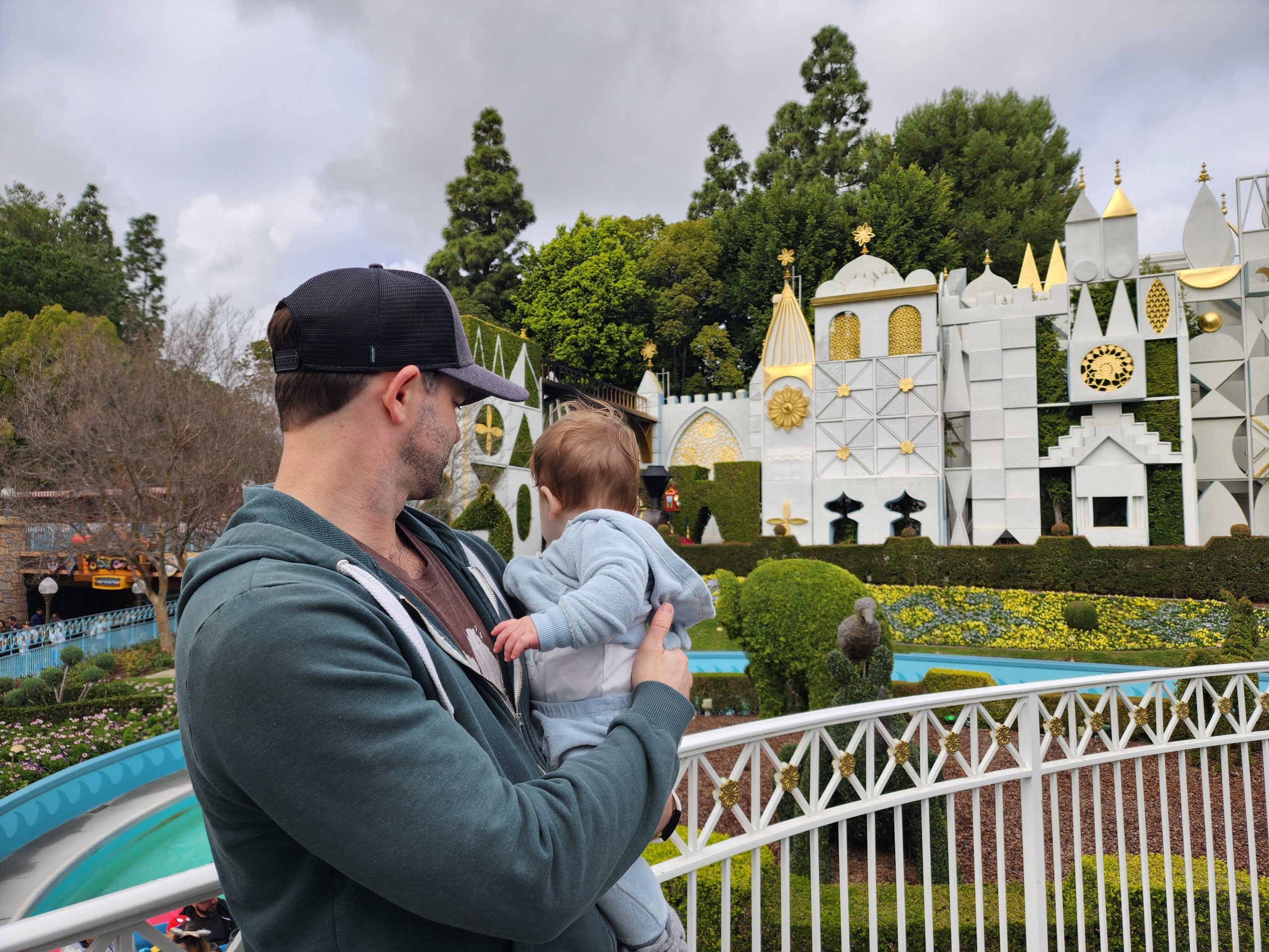 Toddlers and "it's a small world" at Disneyland Park