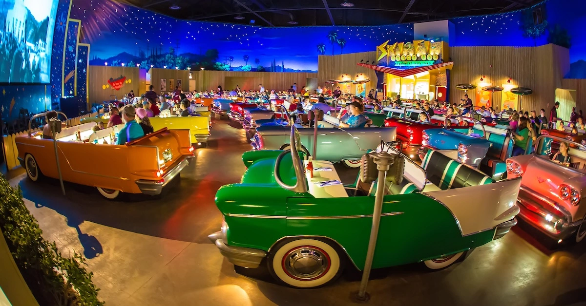 Sci-Fi Dine-In Theater at Disney's Hollywood Studios, Disney World immersive restaurants