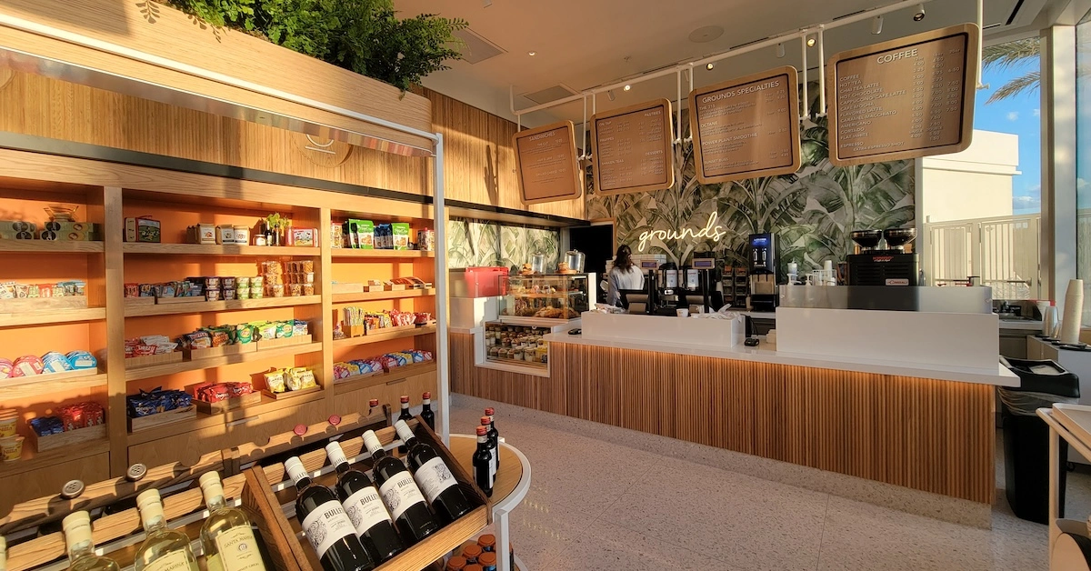 Grounds coffee shop at Walt Disney World Swan Reserve