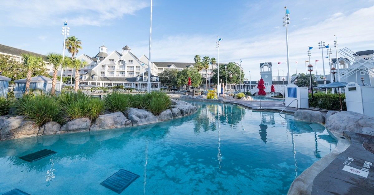 Stormalong Bay and lazy river at Disney's Beach Club Resort