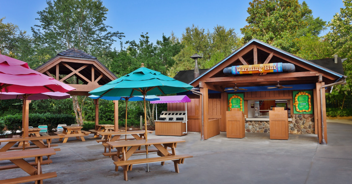the warming hut, blizzard beach