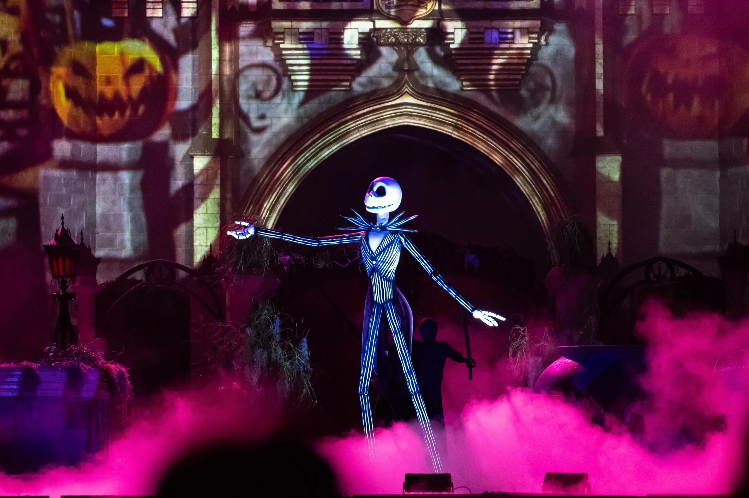 Jack Skellington at Mickey's Not-So-Scary Halloween Party