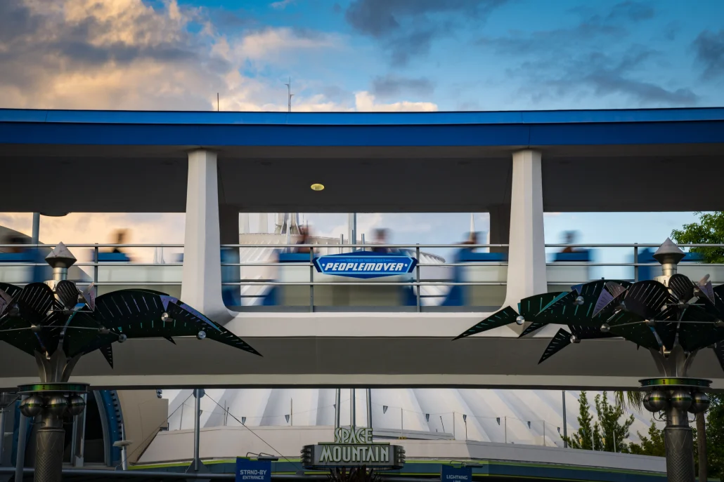 Tomorrowland Transit Authority People Mover, sign
