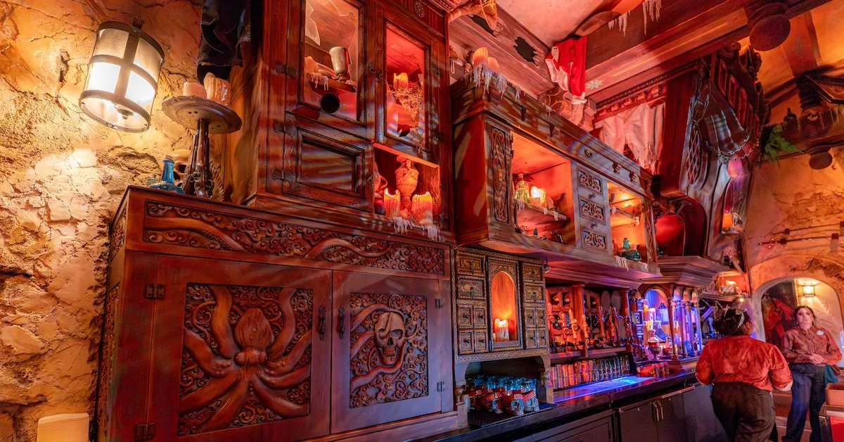 The Beak and Barrel main bar inside