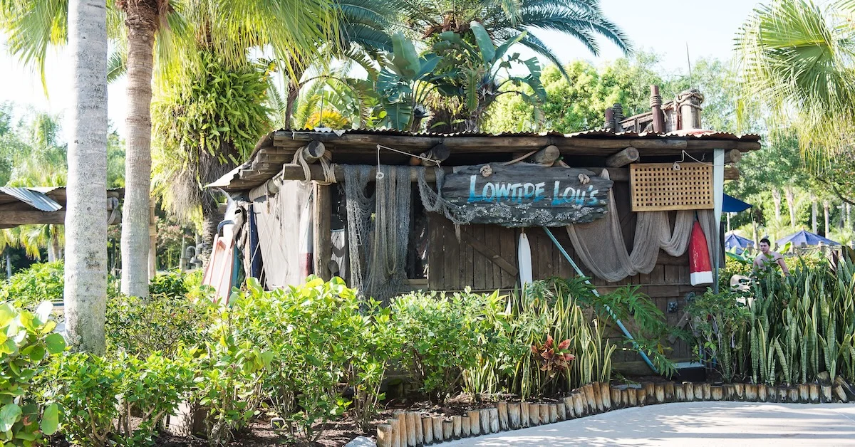 exterior of Lowtide Lou's at Typhoon Lagoon