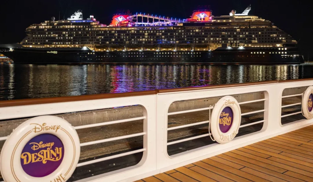 The Disney Destiny Has Officially Arrived in Florida Ahead of Its Maiden Voyage
