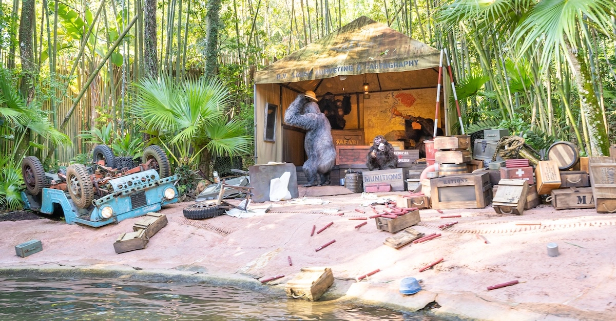Jungle Cruise scene, best Disney World rides for grandparents