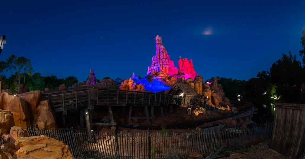 Big Thunder Mountain Railroad at night, best Magic Kingdom rides at night
