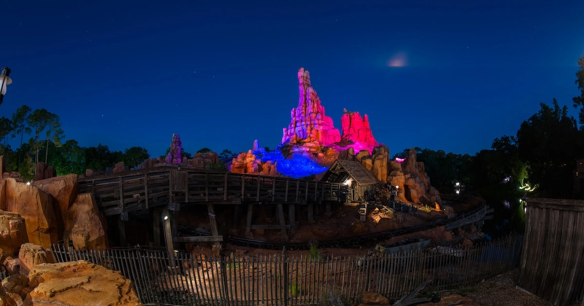 Big Thunder Mountain Railroad at night, best Magic Kingdom rides at night