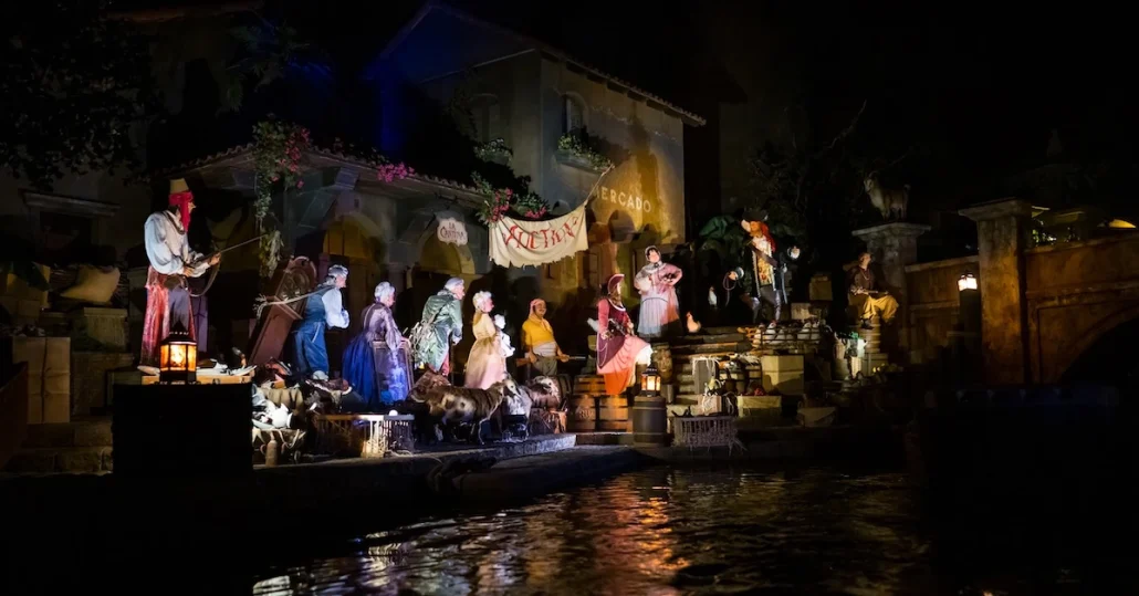 Pirates of the Caribbean auction scene