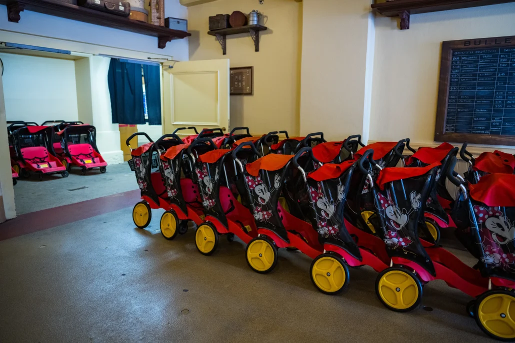 stroller rentals at disney wrold in magic kingdom main street