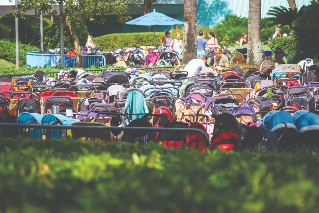 stroller parking at the land in epcot